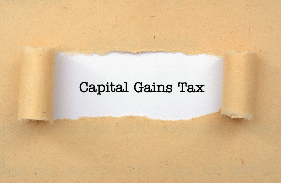 capital gains tax calculator on sale of property washington state